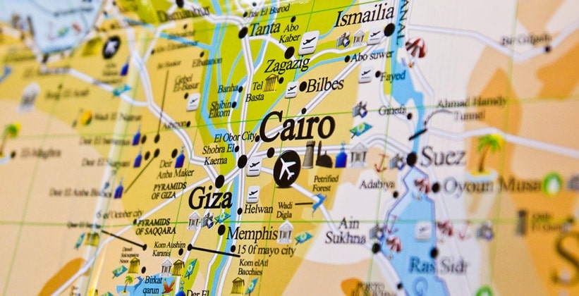 Карта Каира