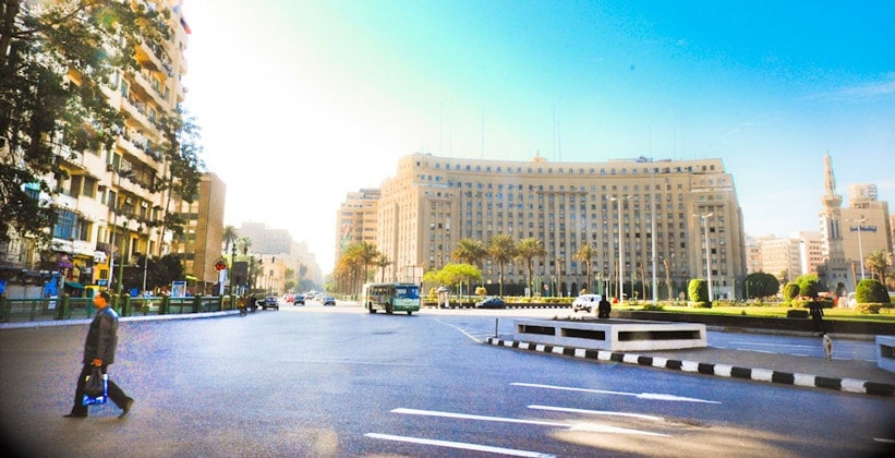 Площадь Мидан Тахрир в Каире