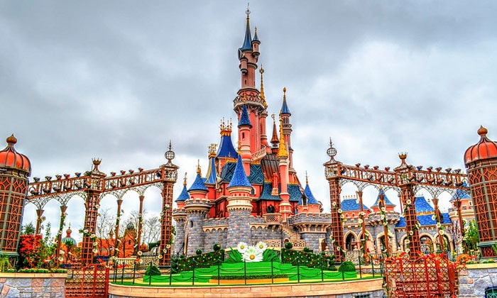 Замок Спящей Красавицы в Диснейленде Парижа