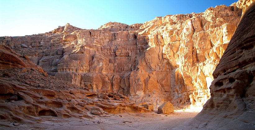 Арочный каньон в Египте