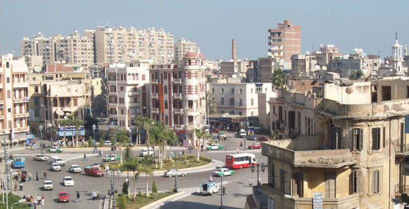 Город Даманхур в Египте