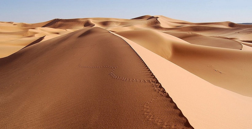 Великое песчаное море в Египте
