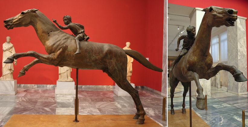 Скульптура Артемисия – Маленький наездник (Археологический музей Афин)