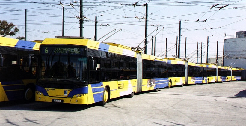 Троллейбусы в Греции