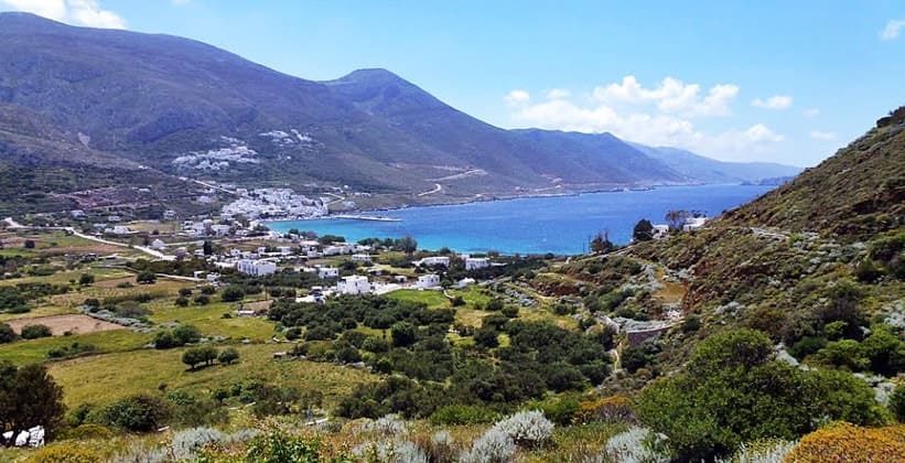 Остров Аморгос в Греции
