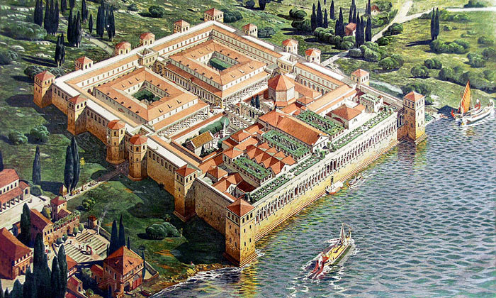 Реконструкция дворца Диоклетиана в Сплите