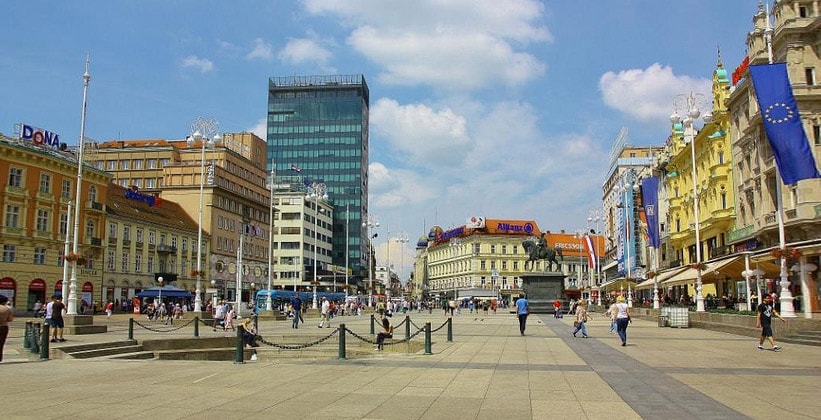 Площадь Бана Елачича в Загребе