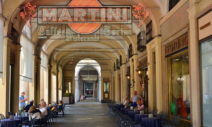 Кафе Martini в Турине