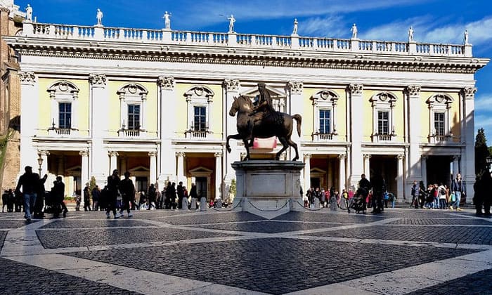 Палаццо Нуово (Новый дворец) в Риме