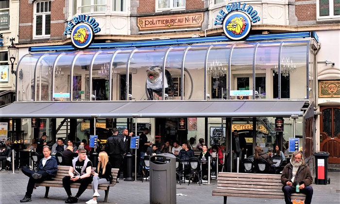 Кофейня The Bulldog в Амстердаме