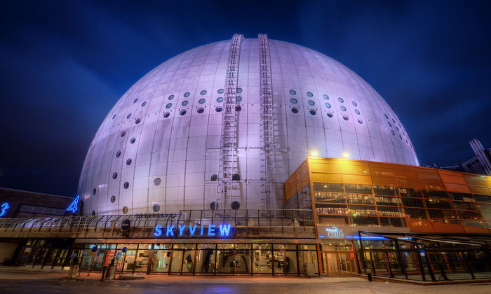 Концертная Глобен-Арена в Стокгольме