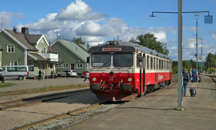 Железная дорога Инландсбанан в Швеции