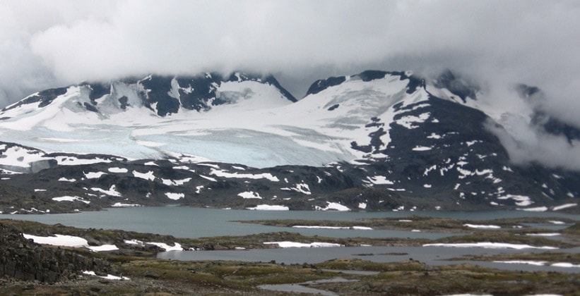 Ледник Йостедалсбреен в Норвегии