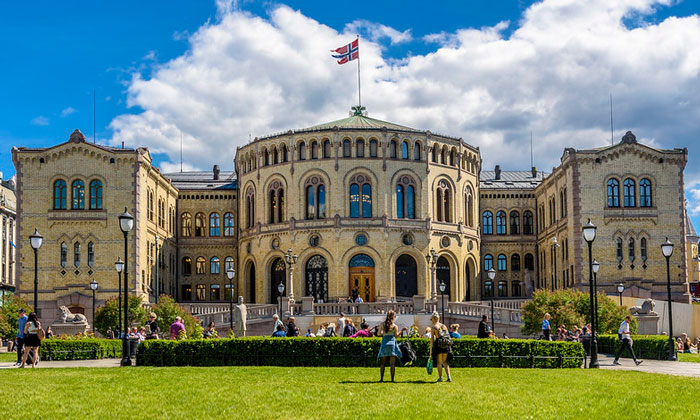 Парламент Норвегии в Осло