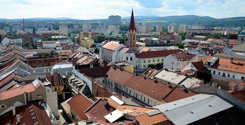 Город Кошице в Словакии