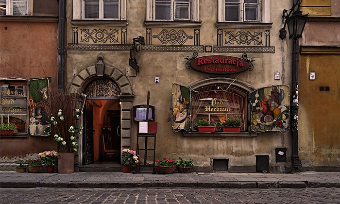 Ресторан Pod Herbami в Варшаве