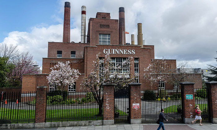 Пивоваренный завод Гиннесс в Дублине