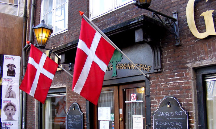 Флаг Дании (Копенгаген)