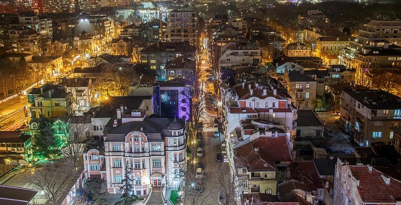 Город Варна в Болгарии