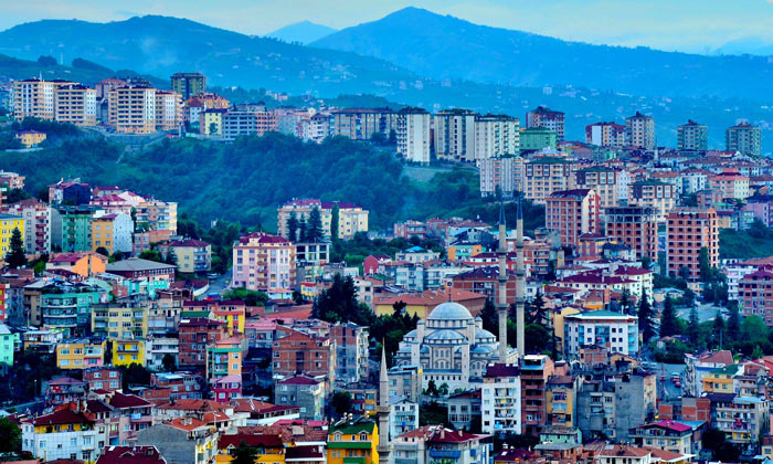 Город Трабзон в Турции