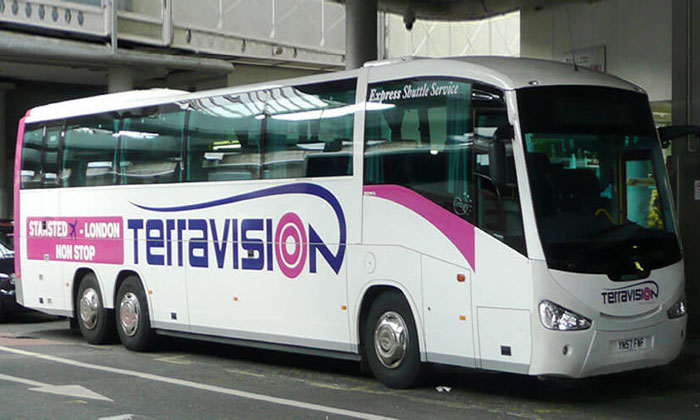 Автобус Terravision из аэропорта Фьюмичино в Рим