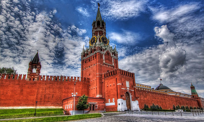 Спасская башня московского Кремля