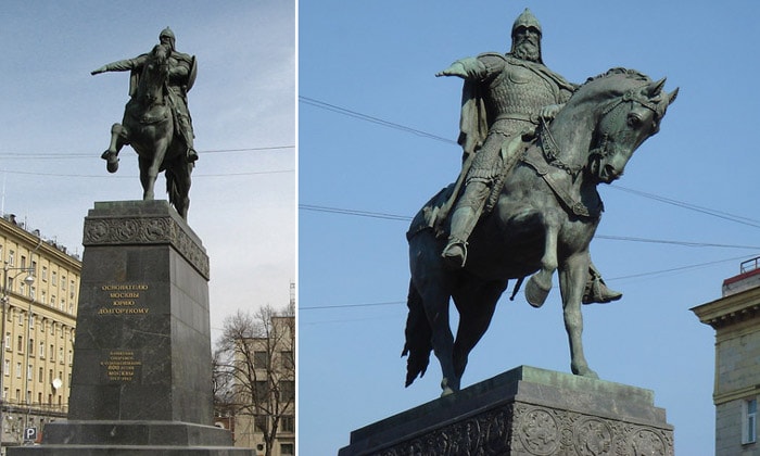Статуя Юрия Долгорукого в Москве