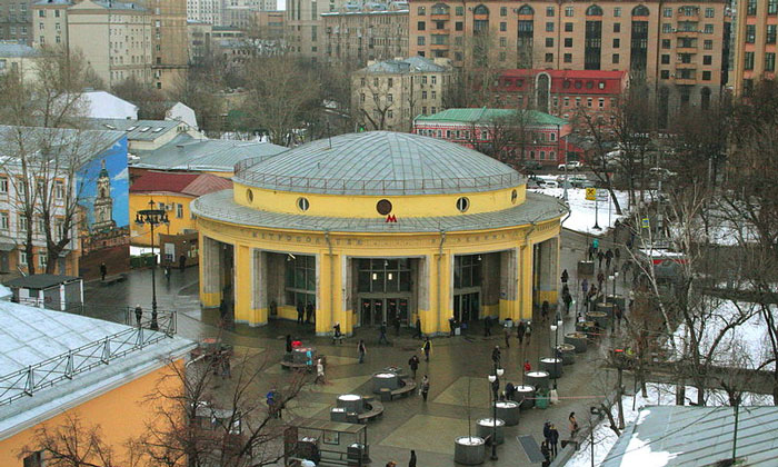 Станция метро «Новокузнецкая» в Москве