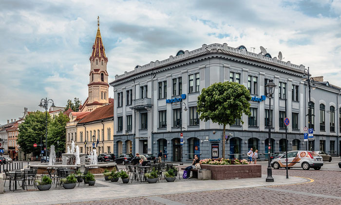 Ратушная площадь в Вильнюсе
