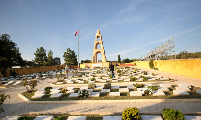Турецкое кладбище полуострова Гелиболу