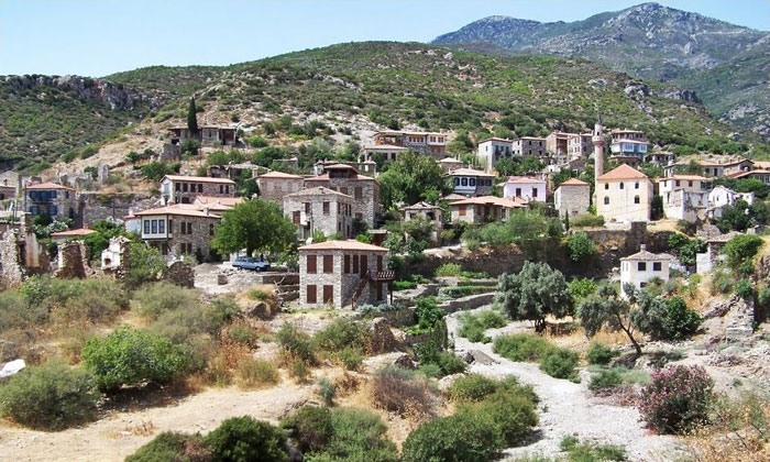 Деревня Эски Доганбей в Турции