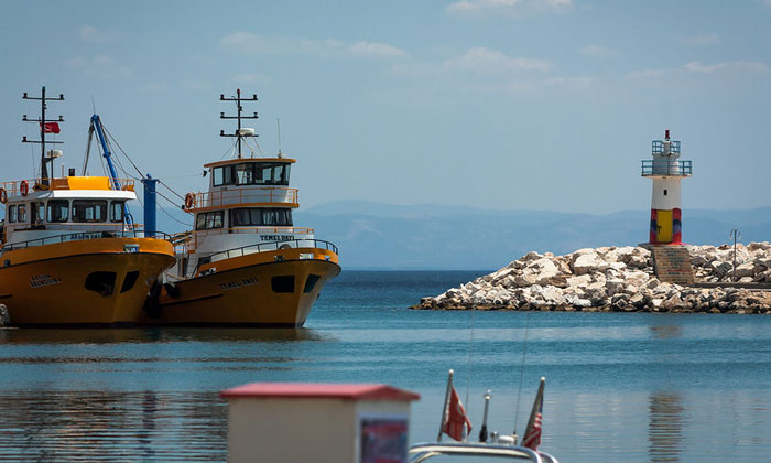 Морской порт Кучуккую в Турции