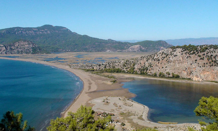 Черепаший берег Изтузу в Турции