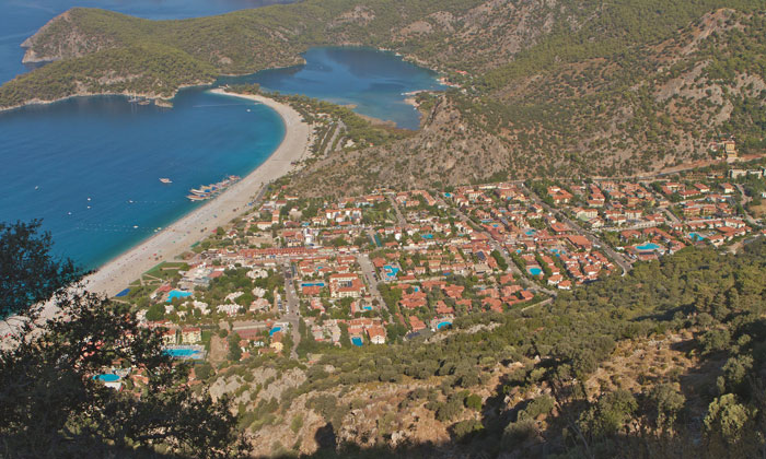 Курорт (деревня) Олюдениз в Турции