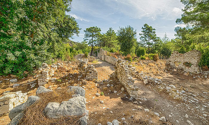 Руины древнего Олимпа в Турции
