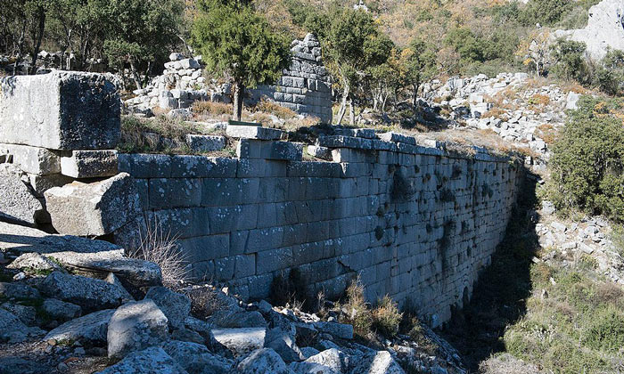 Верхняя городская стена Термессоса